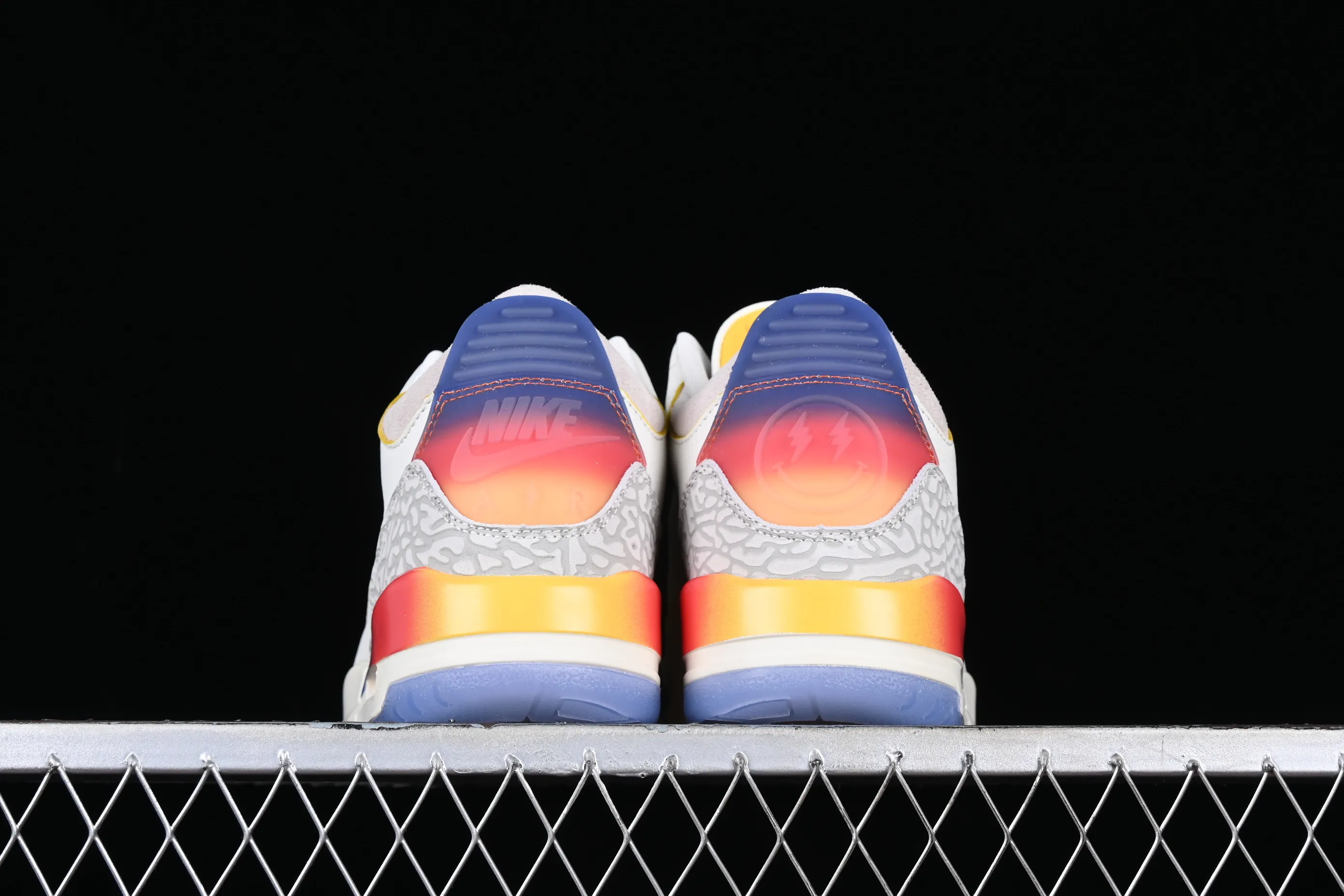 All categories Air Jordan Jordan series basketball shoes Air Jordan 3 J.Balvin x Air Jordan 3 Retro AJ3 Joe 3 rainbow gradient FN0344-901